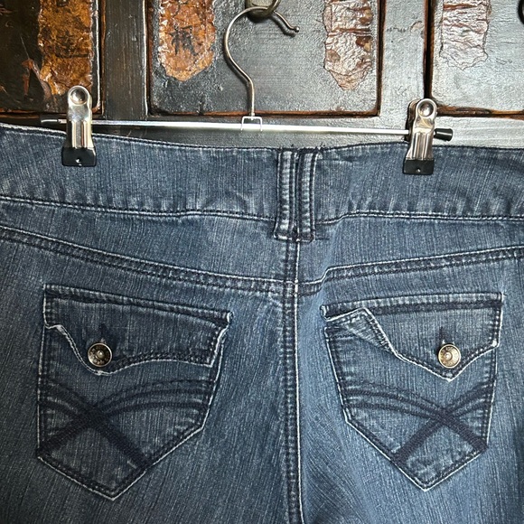 Wide leg denim utility pants Size 12 - Picture 5 of 6